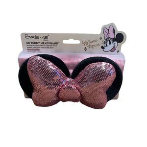 Disney x The Creme Shop - Minnie Mouse Pink Spa Headband Sequin Bow